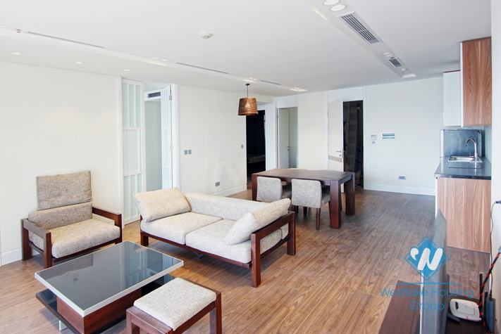 Nice 02-bedroom apartment with lake view in Vu Mien, Tay Ho, Ha Noi for rent